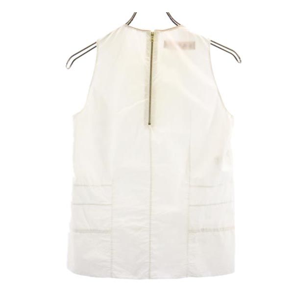 MARNI マルニ ノースリーブ カットソー 38 ホワイト系 バックプリント レディース