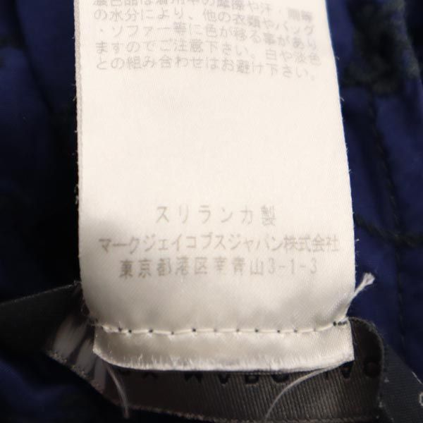 MARC BY MARC JACOBS マークバイマークジェイコブス ノースリーブ ワンピース 0 ネイビー系 バックプリント レディース