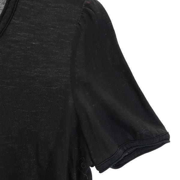 BURBERRY バーバリー 三陽商会 半袖 パフスリーブ Tシャツ 2 ブラック系 レディース