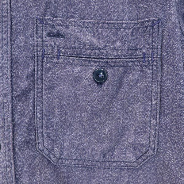 REAL McCOY リアルマッコイ 半袖 ワークシャツ 14 青系 メンズ