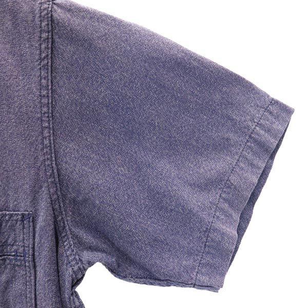 REAL McCOY リアルマッコイ 半袖 ワークシャツ 14 青系 メンズ