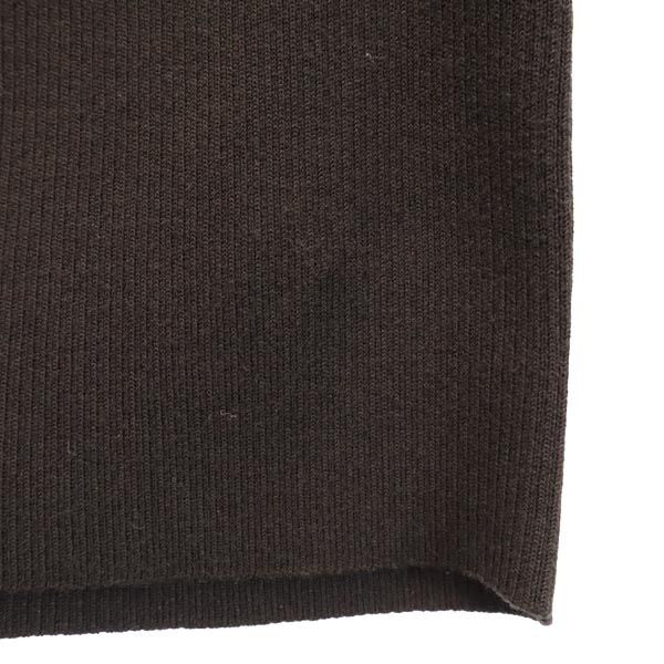 マイケルマイケルコース シルクブレンド 半袖 リブニット カットソー 4 ブラック系 MICHAEL MICHAEL KORS レディース