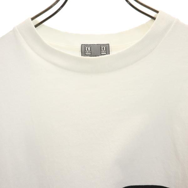 C.E シーイー 日本製 プリント 半袖 Tシャツ S 白系 メンズ