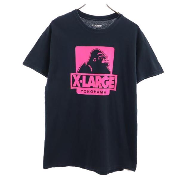XLARGE エクストララージ プリント 半袖 Tシャツ M ブラック系 メンズ