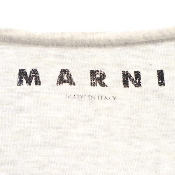 MARNI マルニ イタリア製 プリント 半袖 Tシャツ 42 グレー系 レディース