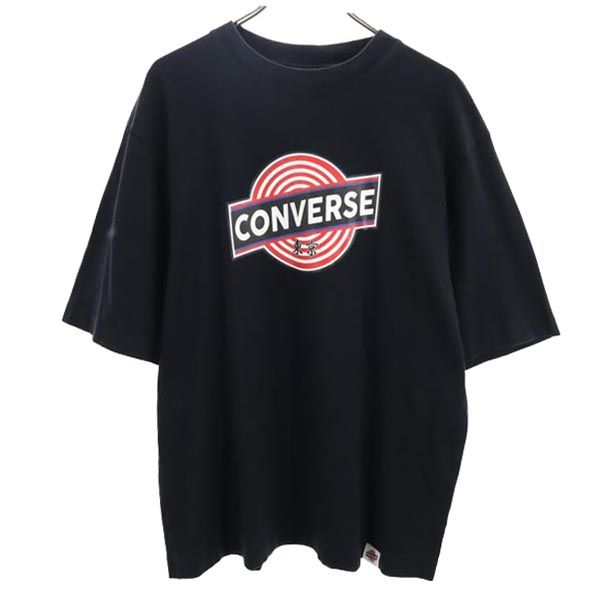 コンバーストウキョウ テグテグ プリント 半袖 Tシャツ 3 ブラック系 CONVERSETOKYO TEGTEG メンズ