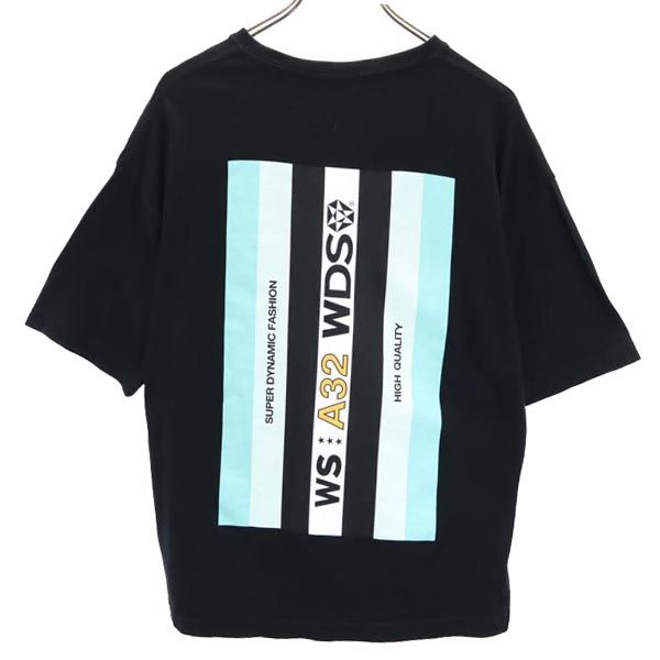 ウィンダンシー バックプリント 半袖 Tシャツ M 黒系 WIND AND SEA メンズ