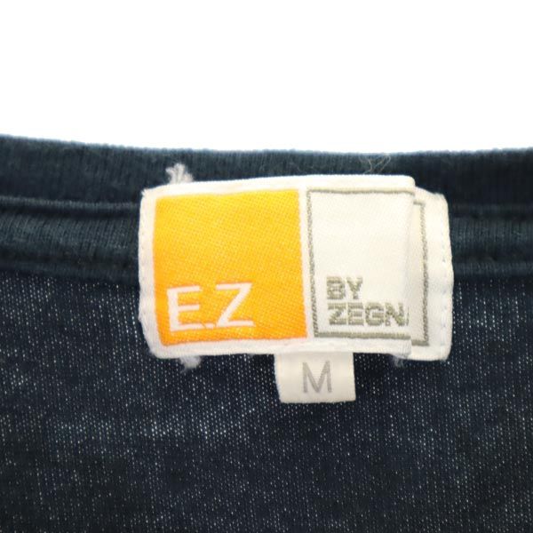 イージーバイゼニア 三陽商会 半袖 Tシャツ M ブラック系 E.Z BY ZEGNA レディース