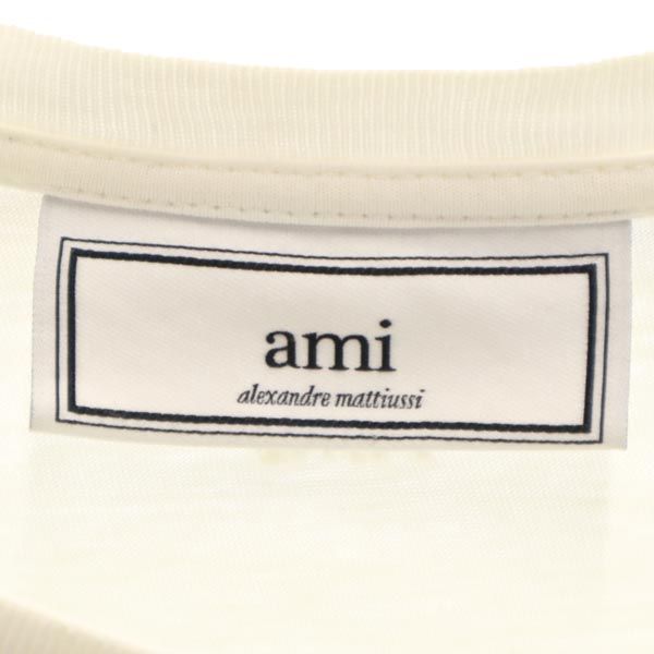ami alexandre mattiussi アミアレクサンドルマテュッシ リバースプリント 半袖 リバースプリント Tシャツ M ホワイト系 メンズ