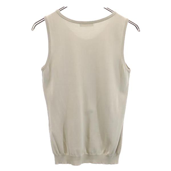 ANTEPRIMA アンテプリマ シルクブレンド ノースリーブ タンクトップ 38 ベージュ系 レディース