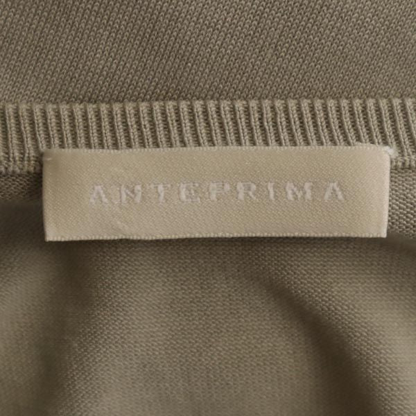 ANTEPRIMA アンテプリマ シルクブレンド ノースリーブ タンクトップ 38 ベージュ系 レディース