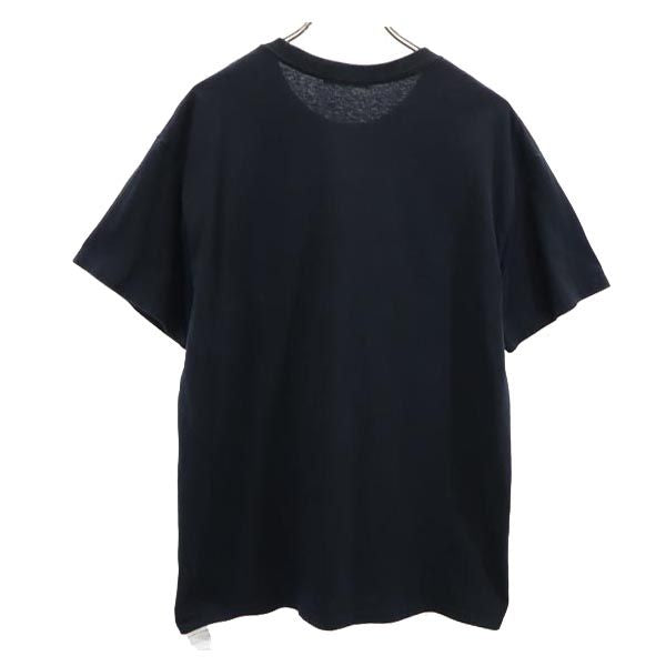 FLAGSTUFF フラグスタフ プリント 半袖 Tシャツ L ブラック系 メンズ