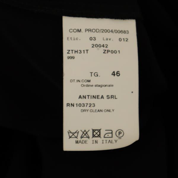ARMANI COLLEZIONI アルマーニコレッツォーニ イタリア製 ノースリーブ カットソー 46 ブラック系 レディース