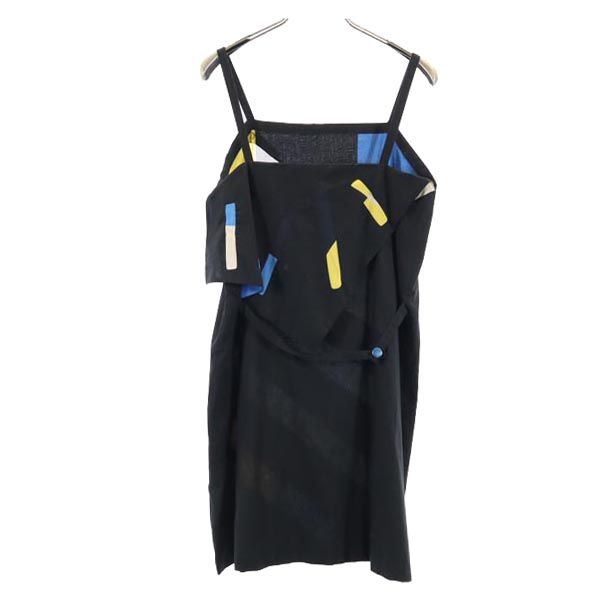 ISSEY MIYAKE イッセイミヤケ 90s キャミワンピース M 黒 レディース