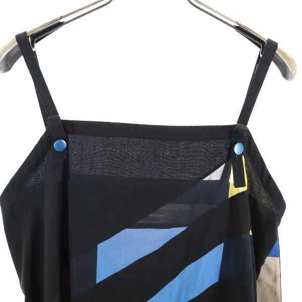 ISSEY MIYAKE イッセイミヤケ 90s キャミワンピース M 黒 レディース