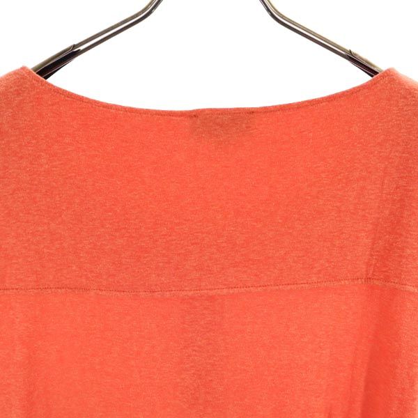 A.P.C. アーペーセー 日本製 半袖 ワンピース XS オレンジ フレンチスリーブ レディース