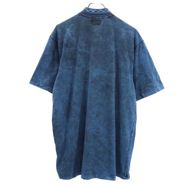 KRAK 90s オールド 半袖 ポロシャツ XL ブルー系 メンズ