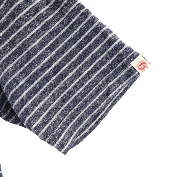 UES CLOTHING MFG CO 日本製 ボーダー 半袖 Tシャツ 1 ネイビー系 メンズ
