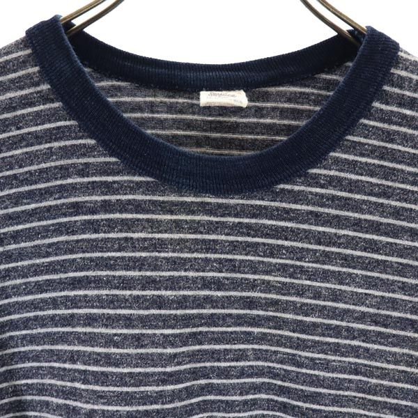 UES CLOTHING MFG CO 日本製 ボーダー 半袖 Tシャツ 1 ネイビー系 メンズ