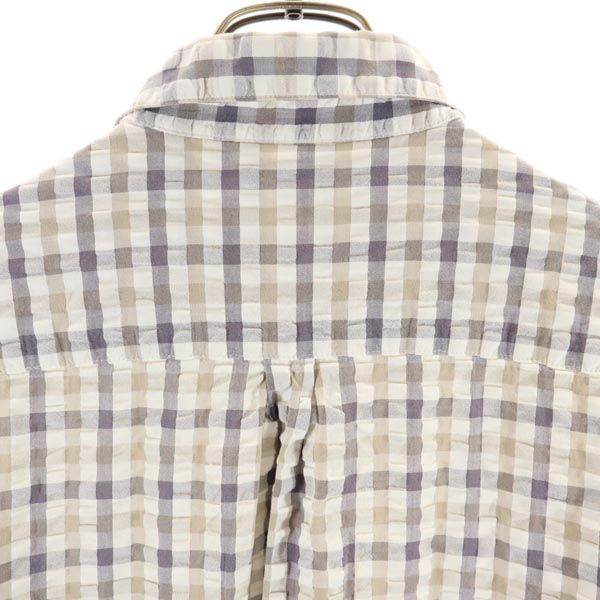 XLARGE エクストララージ チェック 半袖 シャツ M グレー系 メンズ