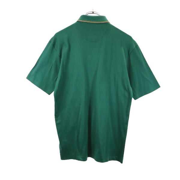 Dunhill ダンヒル イタリア製 半袖 ポロシャツ 38 97cm グリーン メンズ