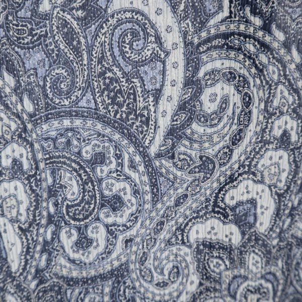 Burberrys バーバリーズ 90s 三陽商会 オールド シルク ペイズリー柄 ノースリーブ カットソー 40 ブルー系 レディース