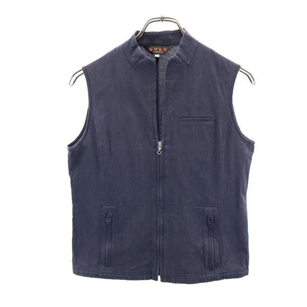 EVEX by KRIZIA エヴェックス バイ クリツィア 三陽商会 ベスト 40 ネイビー レディース