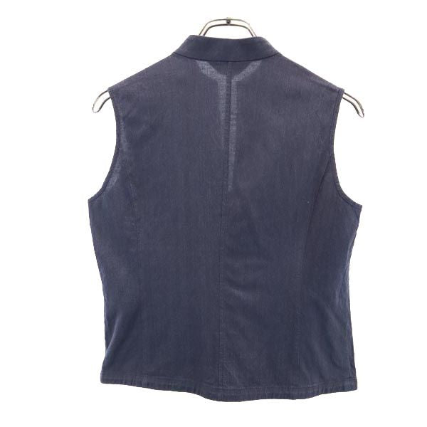 EVEX by KRIZIA エヴェックス バイ クリツィア 三陽商会 ベスト 40 ネイビー レディース