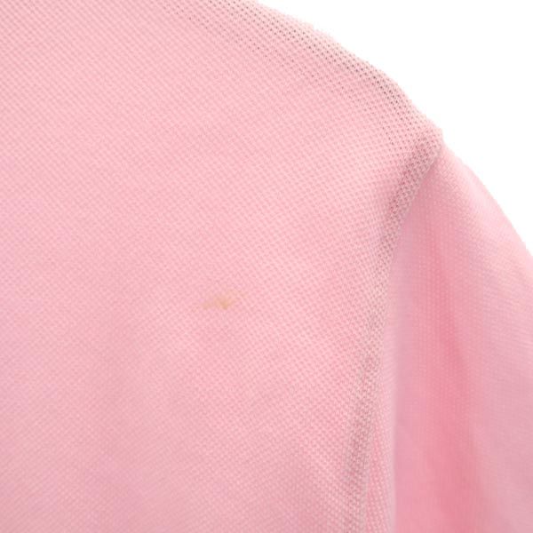 Burberrys バーバリーズ 90s オールド 半袖 ポロシャツ S ピンク 鹿の子 レディース