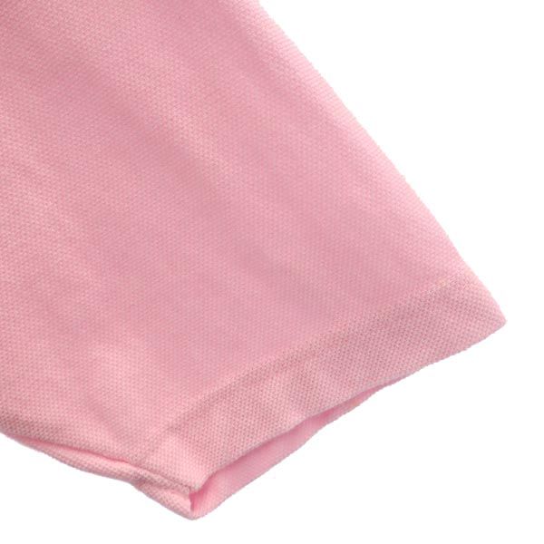 Burberrys バーバリーズ 90s オールド 半袖 ポロシャツ S ピンク 鹿の子 レディース