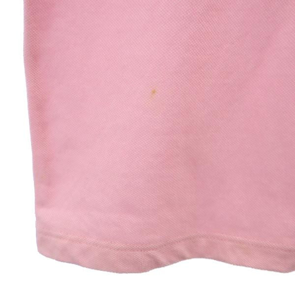 Burberrys バーバリーズ 90s オールド 半袖 ポロシャツ S ピンク 鹿の子 レディース