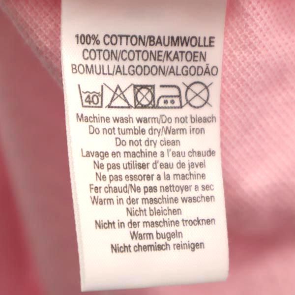 Burberrys バーバリーズ 90s オールド 半袖 ポロシャツ S ピンク 鹿の子 レディース