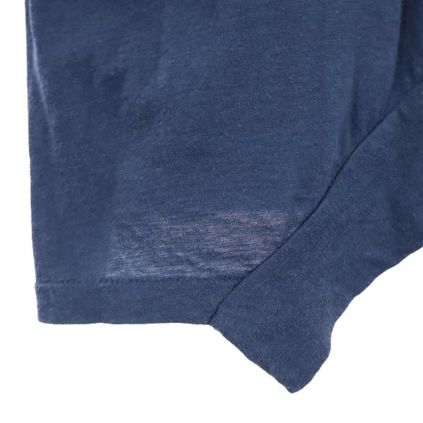 Y's ワイズ 日本製 半袖 アシンメトリー Tシャツ 2 ネイビー系 メンズ