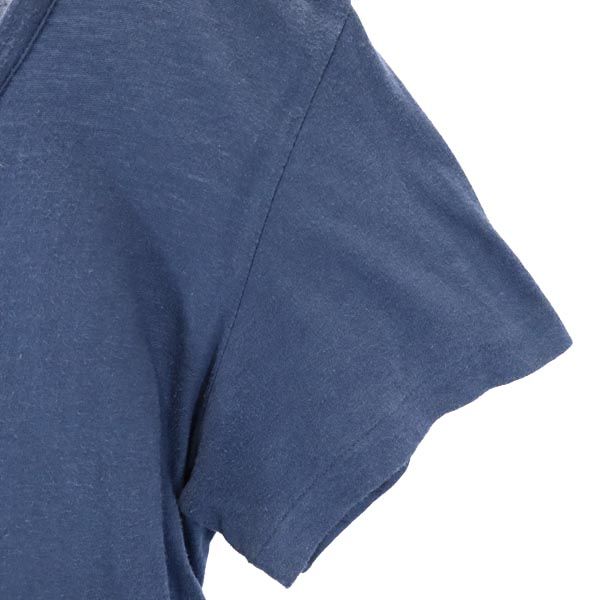 Y's ワイズ 日本製 半袖 アシンメトリー Tシャツ 2 ネイビー系 メンズ