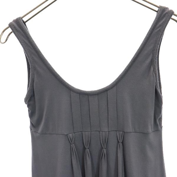 Emporio Armani エンポリオアルマーニ イタリア製 ノースリーブ タンクトップ I38 グレー系 レディース