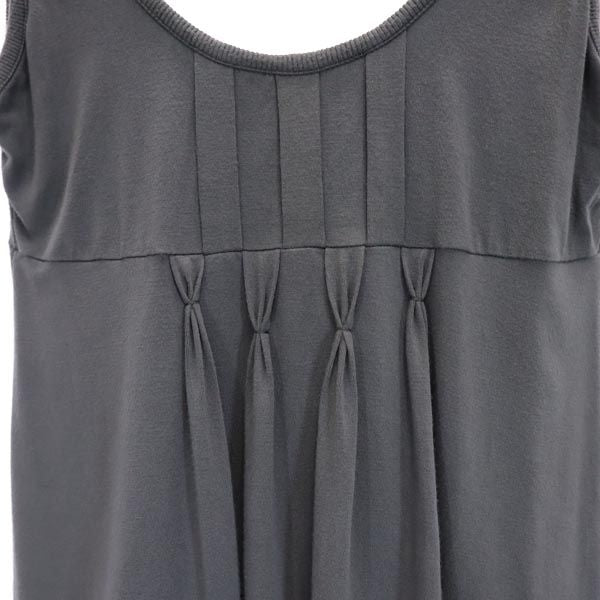 Emporio Armani エンポリオアルマーニ イタリア製 ノースリーブ タンクトップ I38 グレー系 レディース