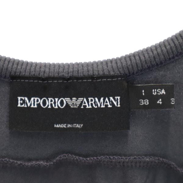 Emporio Armani エンポリオアルマーニ イタリア製 ノースリーブ タンクトップ I38 グレー系 レディース