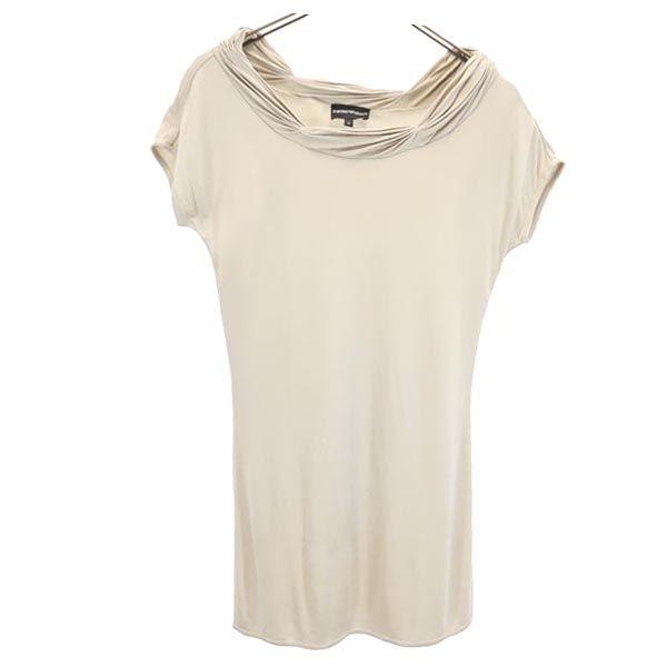 Emporio Armani エンポリオアルマーニ ノースリーブ チュニック 40 ベージュ系 レディース