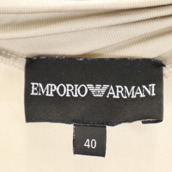 Emporio Armani エンポリオアルマーニ ノースリーブ チュニック 40 ベージュ系 レディース