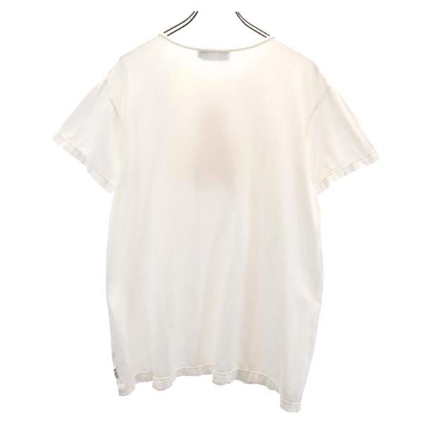 mikihouse mum ミキハウスマム 日本製 半袖 Tシャツ M-L ホワイト系 レディース