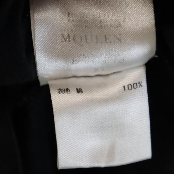 Alexander McQueen アレキサンダーマックイーン イタリア製 半袖 Tシャツ XS ブラック系 メンズ