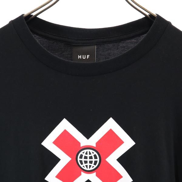 未使用 HUF ハフ 半袖 Tシャツ L ブラック系 メンズ