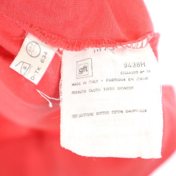 VALENTINO ヴァレンティノ イタリア製 半袖 ポロシャツ 40 赤系 レディース