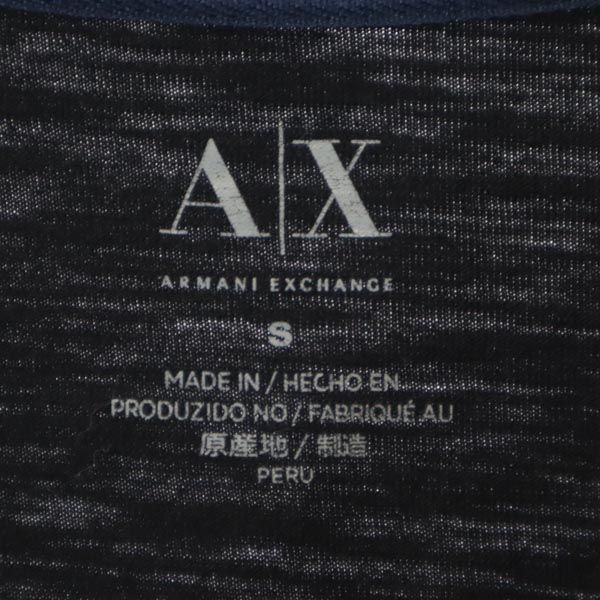 ARMANI EXCHANGE アルマーニエクスチェンジ 半袖 Tシャツ S ブラック メンズ