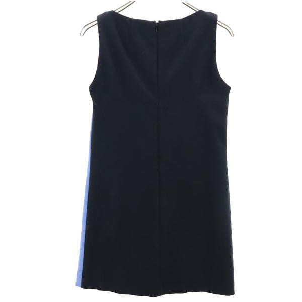 PAULE KA ポールカ ノースリーブ ワンピース 38 ブラック系 レディース