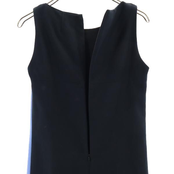 PAULE KA ポールカ ノースリーブ ワンピース 38 ブラック系 レディース