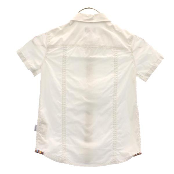 Paul Smith ポールスミス 半袖 シャツ 4a ホワイト JUNIOR キッズ