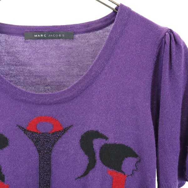 MARC JACOBS マークジェイコブス 半袖 チュニック パープル系 ワンピース レディース