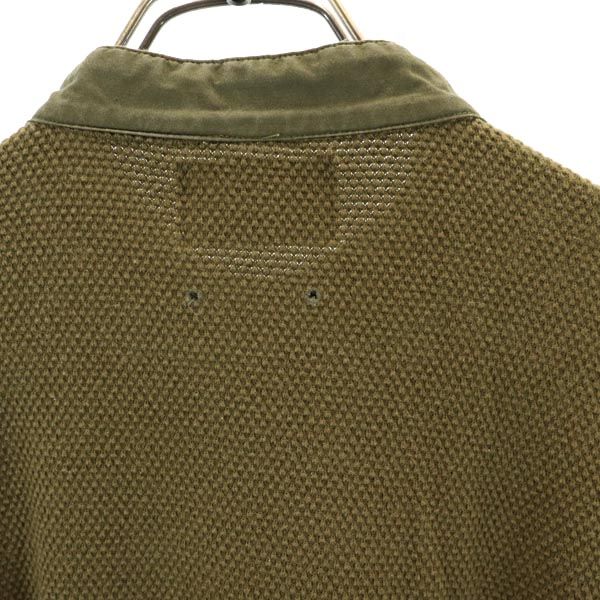 SOPHNET. ソフネット 日本製 半袖 ヘンリーネック Tシャツ M カーキ系 メンズ