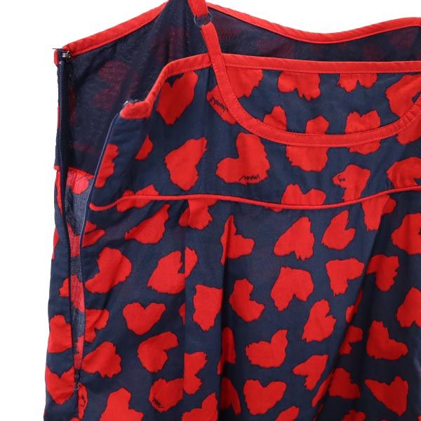 MARC BY MARC JACOBS マークバイマークジェイコブス ハート キャミソール 0 ネイビー レディース